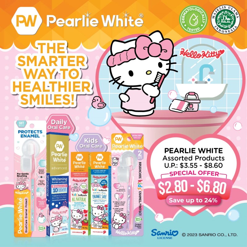 Pearlie White Sanrio Toothpaste Promotion